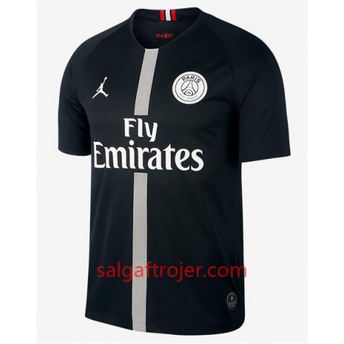Paris Saint-Germain Fodboldtrøjer Jodan Sort 3. sæt 2018/19 Kort ærmer Paris Saint-Germain Fodboldtrøjer Jodan Sort 3. sæt 2018/19 Kort ærmer